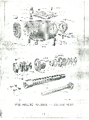 Cutter head parts list